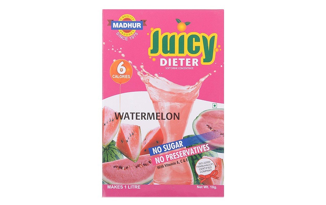 Madhur Juicy Dieter Watermelon   Box  10 grams